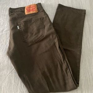 Levi’s 502 brown slim fit men’s jeans